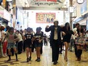 姫路でマイケル追悼イベント－ご当地アイドルも「ゾンビメーク」