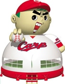 マツダスタジアムそばに「カープキッズパーク」－「ふわふわカープ坊や」の遊具も
