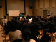 「ハイジの法則」、地元鳥羽の中学生に講演－タラサ志摩・今野華都子社長
