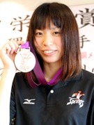 女子バレー銅メダル・新鍋選手に神戸栄誉賞－「リオでは金を」