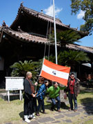 長崎聖福寺を龍馬ファンらが応援－修復募金活動の一環で