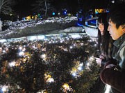 10万個のLEDで幻想的に－冬のイルミネーション｢なら瑠璃絵｣始まる