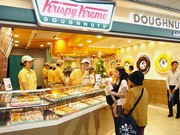 サカエチカ・クリスタル広場近くに「クリスピー・クリーム・ドーナツ」