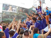 W杯決勝トーナメント進出－渋谷スクランブル交差点、歓喜に沸く