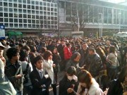東北地方太平洋沖地震－渋谷の街も大きく混乱、専門店なども軒並み閉店