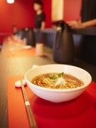 汐留「汐博」会場に「値段のないラーメン屋」－食後味に見合う価格掲示