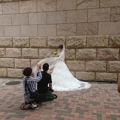 東京青山で激安格安前撮り撮影は南青山写真スタジオ