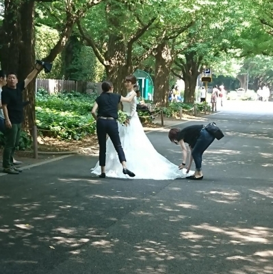 東京青山で激安格安前撮り撮影は南青山写真スタジオ