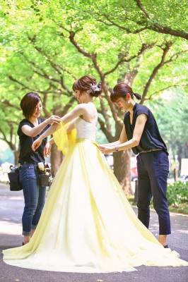 激安格安ウェディングドレスは大人ウェディング.com青山サロン