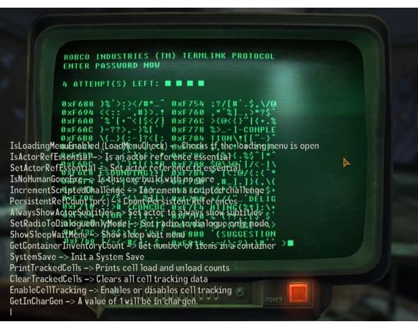 Fallout 3 Commands - Fallout Script.