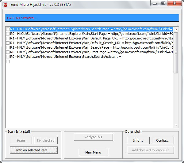 Merijn Hijackthis.exe Antispyeware Program