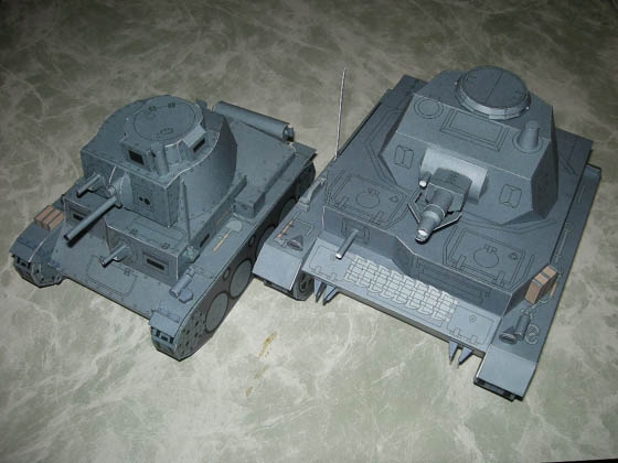 [ためえもん亭] IV号&38(t)戦車セット(デフォルメVer.)