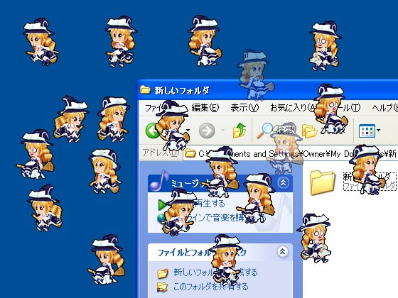 [DTA屋さん] デスクトップアクセサリー「霧雨 魔理沙」心綺楼衣装バージョン