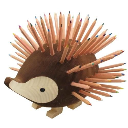 【KOH-I-NOOR/コヒノール】ハリネズミ型色鉛筆スタンド（大）