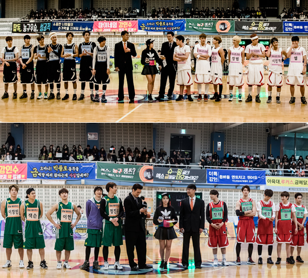 「アイドル陸上大会」のバスケットボール試合写真が公開!目の保養になるイケメンアイドル総出動