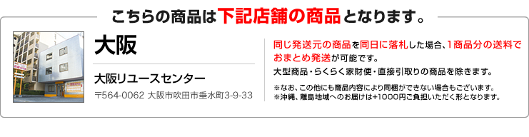 こちらの商品は下記店舗からの発送となります。