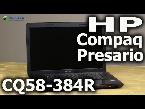 HP ( Hewlett Packard ) HP Compaq Presario CQ58-384SR Black Licorice (D6X57EA)