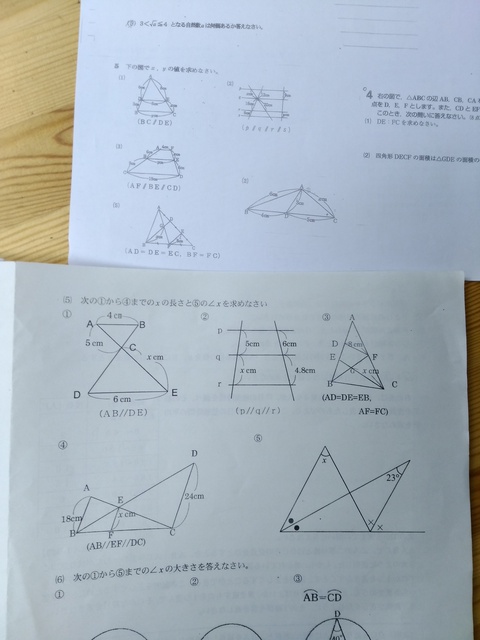 期末テスト中3数学の対策プリント の結果 Aiti Nyusiのブログ