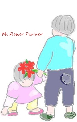 子供イラストMs Flower Partner