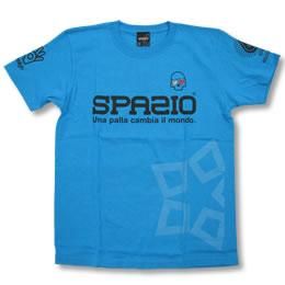 Spazio（スパッツィオ）　ハートスカルTシャツ　（BLU）