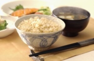 朝食にはご飯を