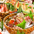 直送鮮魚を素材に合わせた調理法でご提供！