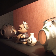 いろんな豚さんがお出迎え