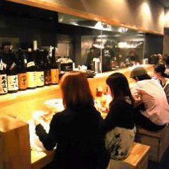 カウンター席の雰囲気