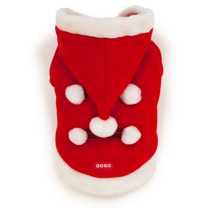犬のポンポン サンタ コート コスチューム