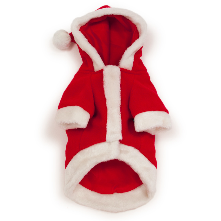 犬のポンポン サンタ コート コスチューム