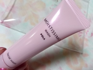 モイスティッシモ・洗顔