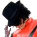 マイケル,ジャクソン,ハット,帽子,衣装  / Michael Jackson Fedora Men's Black Adult