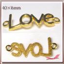 LOVE チャーム ゴールド