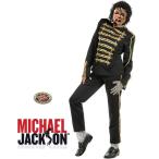 ハロウィン,衣装　マイケル・ジャクソン ミリタリープリンス 黒 大人用 / Michael Jackson Military Prince Black Adult Costume