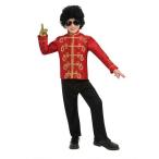 マイケル・ジャクソン,子供,ハロウィン,衣装,コスチューム,コスプレ/Michael Jackson Deluxe Red Military Jacket Child