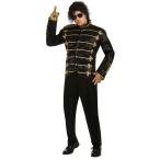 マイケル・ジャクソン ミリタリー　ブラック　Deluxe　衣装、コスチューム　男性用