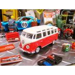 【アメリカ雑貨】マイスト　ワーゲンバスのミニカー　1/40スケール