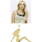 フラッパーガール ネックレス-ゴールド｜ブリトニー・スピアーズ ファッション