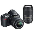 【D3100 ダブルズームキット】ニコンNikon デジタル一眼レフカメラ ダブルズームキット