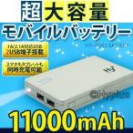大容量モバイルバッテリー充電器 iPhone5やスマホの充電に！11000mAh・HY-IP063 (送料無料(北海道・沖縄・離島除く))