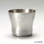 燕鎚起銅器(純銅) ロックカップ白銀 刃鎚目 Cu-9