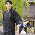 甚平（じんべい） メンズ 3l 綿麻本格甚平 父の日 ギフト プレゼント