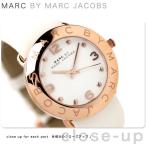 マークバイマークジェイコブス MARC BY MARC JACOBS レディース 時計 Amy ホワイト×ピンクゴールド MBM1180
