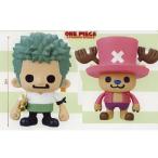 ワンピース×パンソンワークス　コラボグッズ DX ソフビフィギュア３ ゾロ / チョッパー SET   ビックサイズ全長約１６cm！　即納品