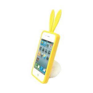 ラビット for iPhone 4／4S イエロー(1コ入)
