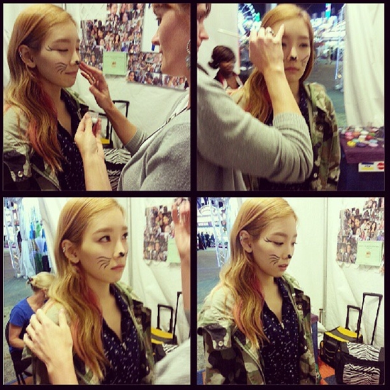 少女時代のテヨン(写真=本人のインスタグラム)。