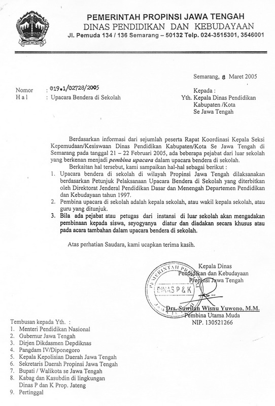 Contoh surat tidak resmi untuk pak walikota  pactotaze1972のブログ