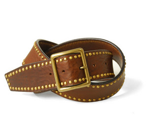 Whitehouse Cox［ホワイトハウスコックス］スタッズベルト b2139 サファリレザー