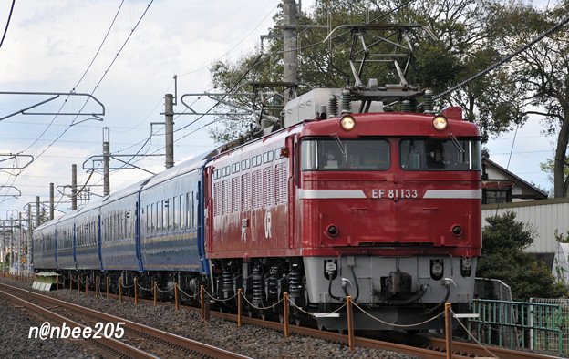 試9502ﾚ　ＥＦ81 133+24系6Ｂ