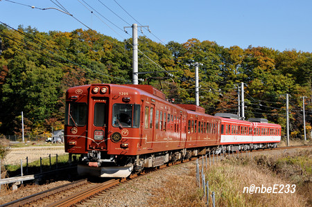 381ﾚ「富士登山電車１号」　1200形1205F+1201F